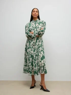 Awaubrie Langes Kleid