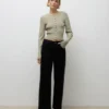 Awrena Jeans mit mittlerer Leibhöhe und weitem Bein