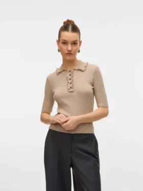 Awshirli Strick-Polohemd