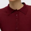 Awsikita Strickwaren-Polohemd