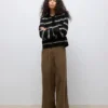 Awtala Hose mit hoher Taille