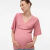 Bodycon-Fit-Top mit V-Ausschnitt