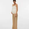 Bodycon-Fit-Top mit V-Ausschnitt