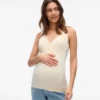 Bodycon-Fit-Top mit V-Ausschnitt