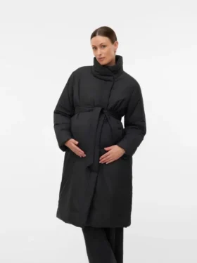 Gesteppte Jacke mit hohem Stehkragen