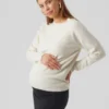 Gestrickter Pullover für Umstandsmode