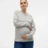 Gestrickter Pullover für Umstandsmode