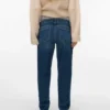 Jeans mit normaler Passform und mittlerer Taillenhöhe