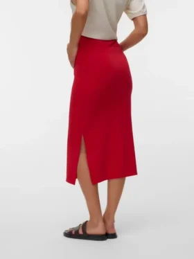 Langer Rock mit hoher Taille