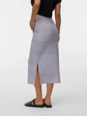 Langer Rock mit hoher Taille