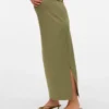 Langer Rock mit hoher Taille