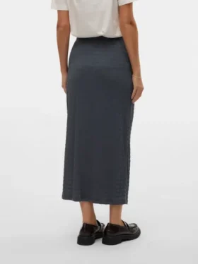 Midi-Rock mit hoher Taille