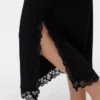 Midi-Rock mit hoher Taille
