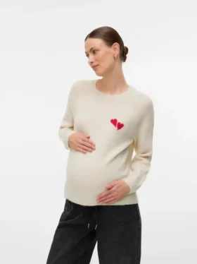 Pullover mit Rundhalsausschnitt und normaler Passform