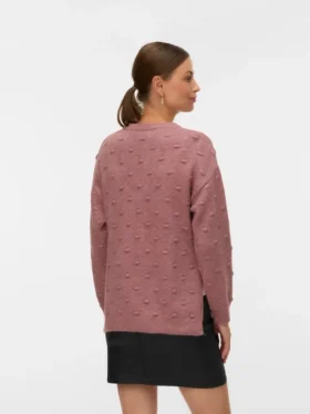 Pullover mit Rundhalsausschnitt und normaler Passform