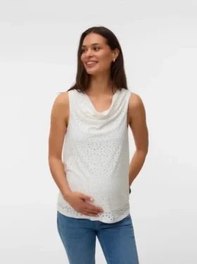 Slim-Fit-Top mit U-Ausschnitt