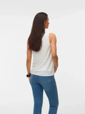 Slim-Fit-Top mit U-Ausschnitt