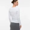 Slim-Fit-Top mit U-Ausschnitt