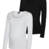 Slim-Fit-Top mit U-Ausschnitt