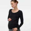 Slim-Fit-Top mit U-Ausschnitt
