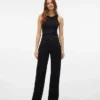 Snrancy Jeans mit mittlerer Leibhöhe und weitem Bein