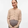 Strickcardigan mit Rundhalsausschnitt und normaler Passform aus Strickwaren