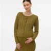 Strickcardigan mit Rundhalsausschnitt und normaler Passform aus Strickwaren