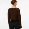 Strickcardigan mit Rundhalsausschnitt und normaler Passform aus Strickwaren