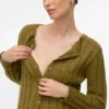 Strickcardigan mit Rundhalsausschnitt und normaler Passform aus Strickwaren