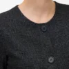 Strickjacke mit Rundhalsausschnitt