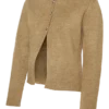 Strickjacke mit Rundhalsausschnitt und normaler Passform aus Strickwaren