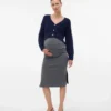 Strickjacke mit V-Ausschnitt aus Strickwaren in regulärer Passform