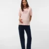 T-Shirt mit Rundhalsausschnitt und normaler Passform
