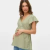 Top mit V-Ausschnitt in Regular-Fit