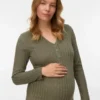 Top mit V-Ausschnitt in Regular-Fit