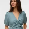 Top mit V-Ausschnitt in Regular-Fit