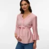 Top mit V-Ausschnitt in Regular-Fit