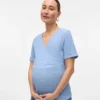 Top mit V-Ausschnitt in Regular-Fit