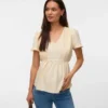 Top mit V-Ausschnitt in Regular-Fit