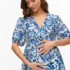Top mit V-Ausschnitt in Regular-Fit