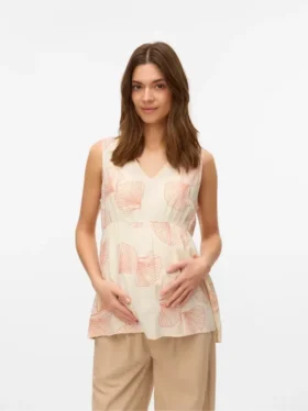 Top mit V-Ausschnitt in Regular-Fit