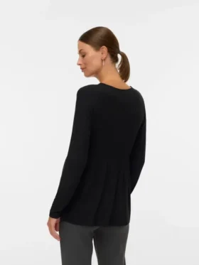 Top mit V-Ausschnitt in Regular-Fit