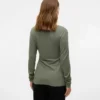Top mit V-Ausschnitt in Regular-Fit