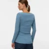 Top mit V-Ausschnitt in Regular-Fit