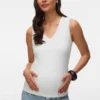 Top mit V-Ausschnitt in Regular-Fit, 2er-Pack