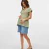 Top mit V-Ausschnitt in Regular-Fit
