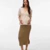 Top mit V-Ausschnitt in Regular-Fit