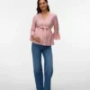 Top mit V-Ausschnitt in Regular-Fit