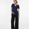 Top mit V-Ausschnitt in Regular-Fit