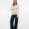 Top mit V-Ausschnitt in Regular-Fit